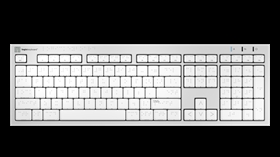 Braille<br>ALBA Slimline Keyboard – Mac<br>